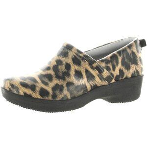 GIANI BERNINI CAVVELL Women's Comfort Memory Foam Clogs Leopard Patent